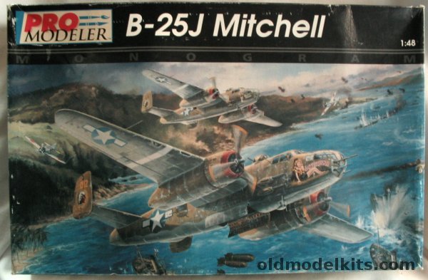 Monogram 1/48 B-25J Mitchell Pro Modeler, 5927 plastic model kit